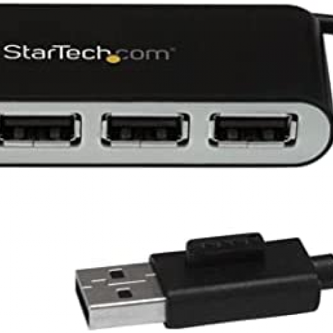 Concentrador Ladrón USB 2.0 de 4 Puertos con Cable Integrado (foto 1)