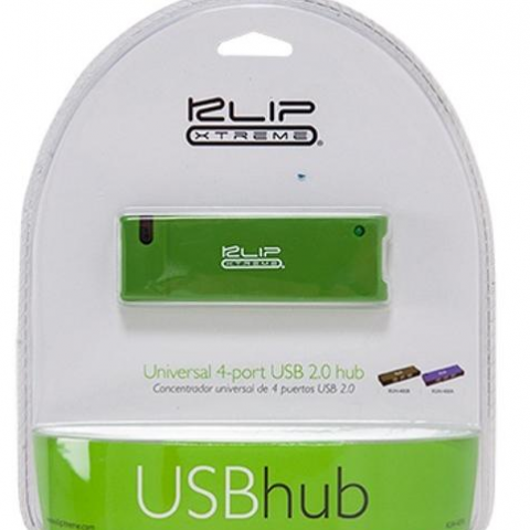 Klip Xtreme KUH-400G - Hub - 4 x USB 2.0 (caja)