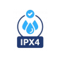 Protección IPX4 resistente al agua y a prueba de sudor para sesiones intensas de ejercicio