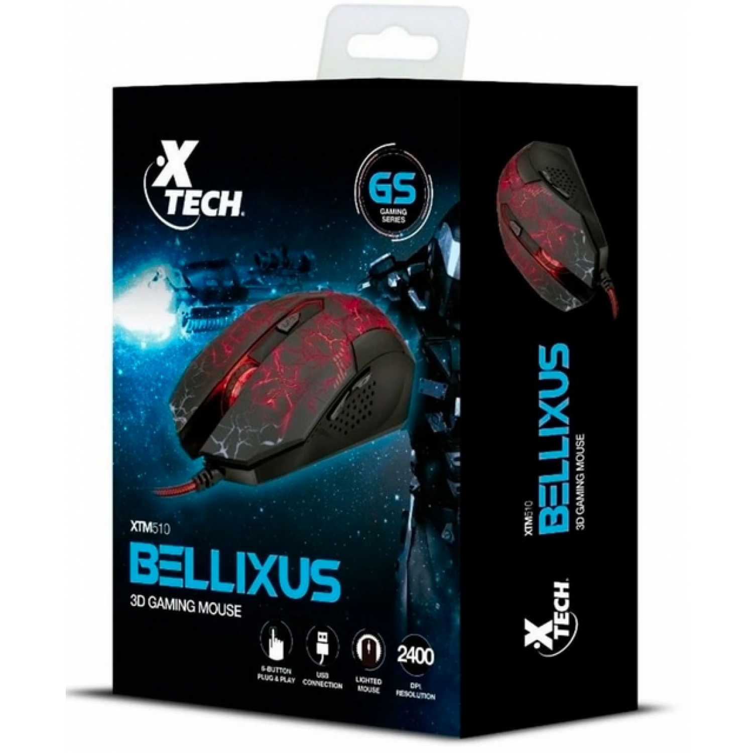 Xtech - Mouse XTM-510 - USB (CAJA)