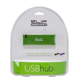 Klip Xtreme KUH-400G - Hub - 4 x USB 2.0 (caja)