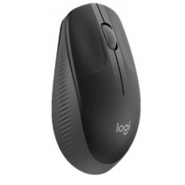 Logitech M190 - Ratón - óptico Gris vertical lado