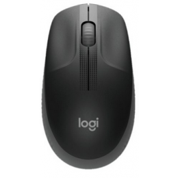 Logitech M190 - Ratón - óptico Gris Vertical frente