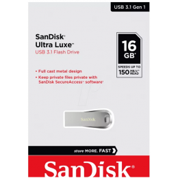 SanDisk Ultra Luxe - Unidad flash USB - 128 GB (caja)